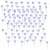 Kalėdinė girlianda varvekliai, 200 mėlynų LED, akrilas/PVC, 20m