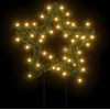 Kalėdinės dekoracijos žvaigždės su smaigais, 3vnt., 50LED, 29cm