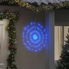 Kalėdiniai šviestuvai fejerverkai, 4vnt., 140 mėlynų LED, 17cm