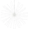 Kalėdinis šviestuvas fejerverkas, 140 šaltų baltų LED, 17cm