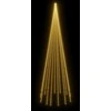 Kalėdų eglutė ant vėliavos stiebo, 500cm, 732 šiltos baltos LED