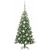 Kalėdų eglutė su 150 LED s stovu Žalia 120 cm PVC