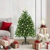 Kalėdų eglutė su 150 LED s stovu Žalia 120 cm PE