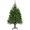 Kalėdų eglutė su 150 LED s stovu Žalia 120 cm PE