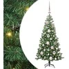 Kalėdų eglutė su 150 LED s stovu Žalia 120 cm PVC