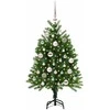 Kalėdų eglutė su 150 LED s stovu Žalia 120 cm PE