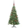 Kalėdų eglutė su 150 LED s stovu Žalia 120 cm PVC