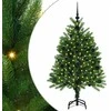 Kalėdų eglutė su 150 LED s stovu Žalia 120 cm PE