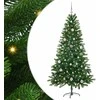 Kalėdų eglutė su 150 LED s stovu Žalia 150 cm PE