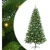Kalėdų eglutė su 150 LED s stovu Žalia 150 cm PE