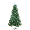 Kalėdų eglutė su 150 LED s stovu Žalia 150 cm PE