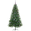 Kalėdų eglutė su 150 LED s stovu Žalia 150 cm PE