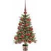 Kalėdų eglutė su 150 LED s stovu Žalia 65 cm PE