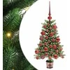 Kalėdų eglutė su 150 LED s stovu Žalia 65 cm PE