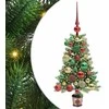 Kalėdų eglutė su 150 LED s stovu Žalia 65 cm PE
