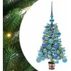 Kalėdų eglutė su 150 LED s stovu Žalia 65 cm PE