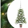 Kalėdų eglutė su 150 LED s stovu Žalia 65 cm PE