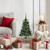Kalėdų eglutė su 150 LED s stovu Žalia 65 cm PE
