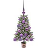 Kalėdų eglutė su 150 LED s stovu Žalia 65 cm PE