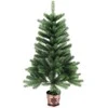 Kalėdų eglutė su 150 LED s stovu Žalia 90 cm PE