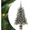 Kalėdų eglutė su 150 LED s stovu Žalia 90 cm PE