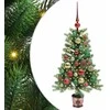 Kalėdų eglutė su 150 LED s stovu Žalia 90 cm PE