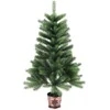 Kalėdų eglutė su 150 LED s stovu Žalia 90 cm PE