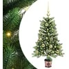 Kalėdų eglutė su 150 LED s stovu Žalia 90 cm PE