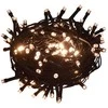 Kalėdų eglutė su 300 LED s stovu Balta 210 cm PE ir Plienas