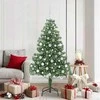 Kalėdų eglutė su 300 LED s stovu Žalia 180 cm PVC