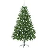 Kalėdų eglutė su 300 LED s stovu Žalia 180 cm PE