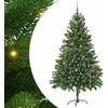 Kalėdų eglutė su 300 LED s stovu Žalia 180 cm PE