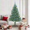 Kalėdų eglutė su 300 LED s stovu Žalia 180 cm PVC
