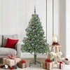 Kalėdų eglutė su 300 LED s stovu Žalia 180 cm PVC