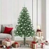 Kalėdų eglutė su 300 LED s stovu Žalia 180 cm PVC
