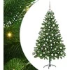 Kalėdų eglutė su 300 LED s stovu Žalia 180 cm PE