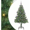 Kalėdų eglutė su 300 LED s stovu Žalia 180 cm PVC