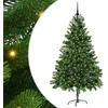 Kalėdų eglutė su 300 LED s stovu Žalia 180 cm PE