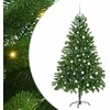 Kalėdų eglutė su 300 LED s stovu Žalia 180 cm PE