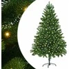 Kalėdų eglutė su 300 LED s stovu Žalia 180 cm PE