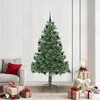 Kalėdų eglutė su 300 LED s stovu Žalia 210 cm PVC