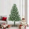 Kalėdų eglutė su 300 LED s stovu Žalia 210 cm PVC