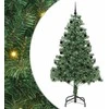 Kalėdų eglutė su 300 LED s stovu Žalia 210 cm PVC