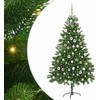 Kalėdų eglutė su 300 LED s stovu Žalia 210 cm PE