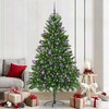 Kalėdų eglutė su 300 LED s stovu Žalia 210 cm PE