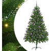 Kalėdų eglutė su 300 LED s stovu Žalia 210 cm PE