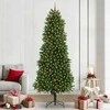 Kalėdų eglutė su 300 LED s stovu Žalia 240 cm PE