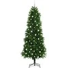 Kalėdų eglutė su 300 LED s stovu Žalia 240 cm PE