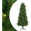 Kalėdų eglutė su 300 LED s stovu Žalia 240 cm PE