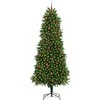 Kalėdų eglutė su 300 LED s stovu Žalia 240 cm PE